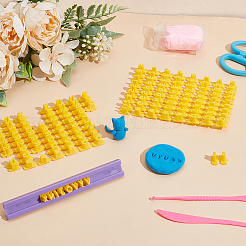 Plastic Cookie Stamp Sets&nbsp;DIY-WH0558-21