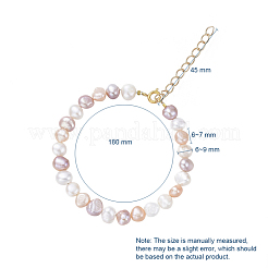 Natural Freshwater Pearl Beaded Bracelets Sets&nbsp;BJEW-JB05122