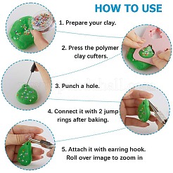 3Pcs 3 Style ABS Plastic Clay Cutters&nbsp;TOOL-GF0003-34
