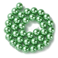 Eco-Friendly Glass Pearl Beads Strands&nbsp;HY-A008-12mm-RB008