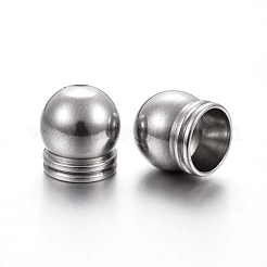 Tarnish Resistant 304 Stainless Steel Cord End Caps&nbsp;STAS-P223-20P-02