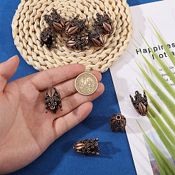 2 Bags Alloy Bead Caps&nbsp;FIND-PH0038-39R