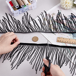 1 Yard Glass Fringe Trimming&nbsp;AJEW-PH0006-69