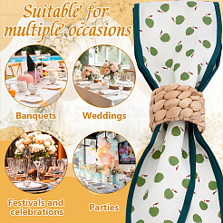 48Pcs Bamboo Knitting Napkin Rings&nbsp;AJEW-WA0001-64