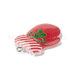 Christmas Theme Opaque Resin Pendants&nbsp;RESI-C021-01E
