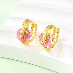 Brass Hoop Earrings&nbsp;KK-CBABB5B-01G