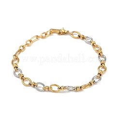 304 Stainless Steel Cable Chain Bracelets for Women&nbsp;BJEW-K279-04GP