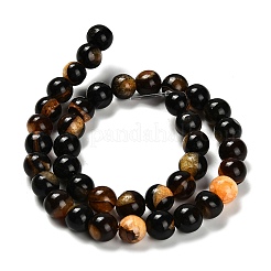 Dyed Natural Agate Beads Strands&nbsp;G-G203-10C-10mm