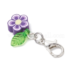 7Pcs Handmade Polymer Clay Pendant Decorations&nbsp;HJEW-JM03892