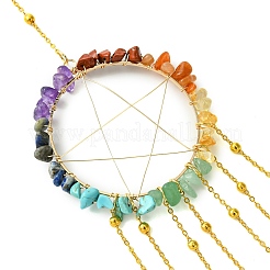 Teardrop Glass Pendant Decoration&nbsp;HJEW-JM02120