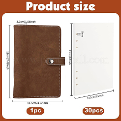 30Pcs Loose-leaf Album Pages Papers for 6-Ring Binder Scrapbook&nbsp;OFST-PH0001-09