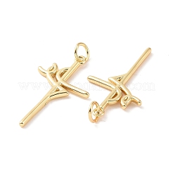 Rack Plating Brass Pendants&nbsp;KK-C004-05G