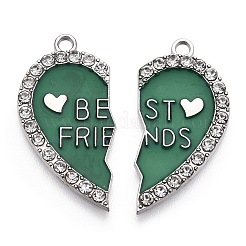 Alloy Enamel Split Pendant&nbsp;ENAM-S130-25I