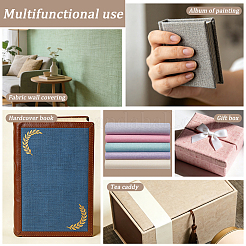 10Pcs 5 Colors Linen Fabric Book Covers&nbsp;FIND-CP0003-80C