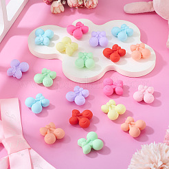 24Pcs 8 Styles Cherry Food Grade Eco-Friendly Silicone Focal Beads&nbsp;SIL-TA0003-06