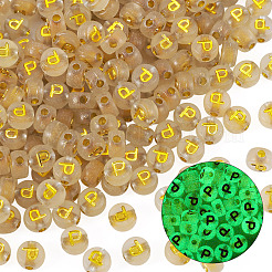 50G Luminous Transparent Acrylic Beads&nbsp;OACR-TAD0001-01P