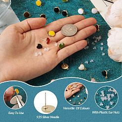 20Pcs 10 Style Alloy Enamel Stud Earring Findings&nbsp;FIND-EL0001-03