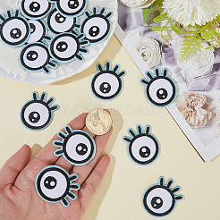 15Pcs Computerized Embroidery Polyester Sew on Patches&nbsp;PATC-GF0001-71A