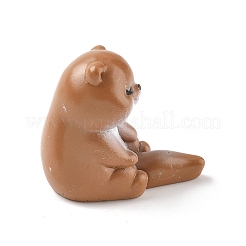 Resin Otter Figurines Ornament&nbsp;DJEW-E015-02E