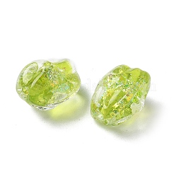 Handmade Foil Lampwork Beads Strands&nbsp;FOIL-Z001-06F