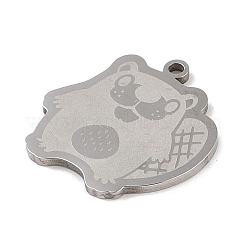 Non-Tarnish 201 Stainless Steel Pendants&nbsp;STAS-C095-25P