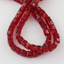 Glass Bead Strands&nbsp;X-GLAA-R041-6x6mm-02