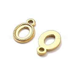 Ion Plating(IP) 304 Stainless Steel Pendant Cabochon Settings&nbsp;STAS-G347-11G