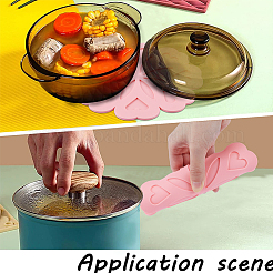4Pcs 4 Colors Silicone Placemats&nbsp;AJEW-GF0008-27