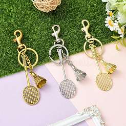 3Pcs 3 Colors Alloy Keychian&nbsp;KEYC-CJ0001-12