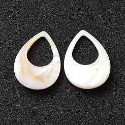 Natural Freshwater Shell Pendants&nbsp;SHEL-Z001-04A