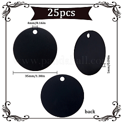 25Pcs Aluminum Pendants&nbsp;FIND-SP0002-55B-B