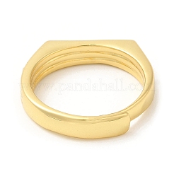 Rack Plating Brass Adjustable Ring for Women&nbsp;RJEW-Q770-27G