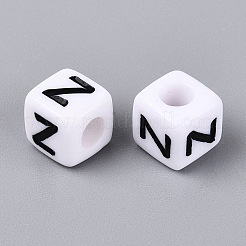 Opaque Acrylic Beads&nbsp;SACR-N020-04A-Z