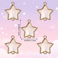 5Pcs Brass Links&nbsp;KK-SZ0002-45