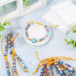Handmade Polymer Clay Bead Bracelets Making&nbsp;AJEW-TAC00107