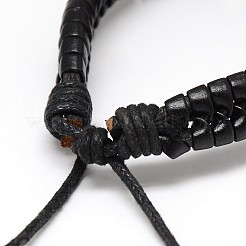 Trendy Unisex Casual Style Imitation Leather and Leather Bracelets&nbsp;X-BJEW-L302-01