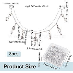 8pcs Iron Cable Shoe Chains&nbsp;AJEW-FG0001-96