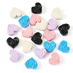 20Pcs 5 Colors Opaque Spray Painted Acrylic Beads&nbsp;OACR-TA0002-76