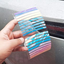 Plastic Laser Reflective Car Wheel Rim Stickers&nbsp;AJEW-WH20033-099D