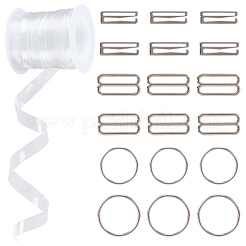 36Pcs 6 Styles Number 9-shaped Alloy Swimsuit Bra Tops&nbsp;FIND-GF0008-31B