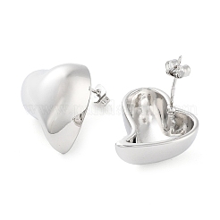 Brass Stud Earrings for Women&nbsp;EJEW-D088-04P