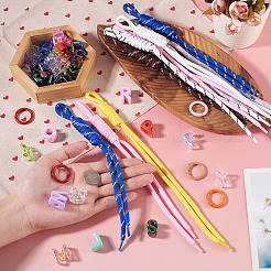 Nylon Cord Pendant Decorations&nbsp;DIY-TA0015-61B