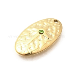 304 Stainless Steel Pendants&nbsp;STAS-Q337-06G