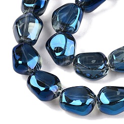 Electroplate Glass Beads Strands&nbsp;EGLA-T021-08J