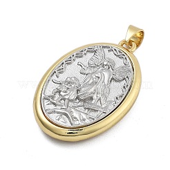 Long-Lasting Plated Brass Pendants&nbsp;KK-Q006-42G-02