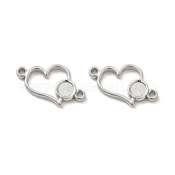 Non-Tarnish 304 Stainless Steel Cabochon Connector Settings&nbsp;LS-STAS-B032-11P