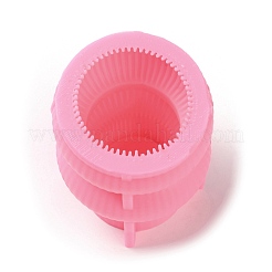 Ribbed Pillar Geometry Scented Candle Silicone Molds&nbsp;LS-DIY-G106-01A