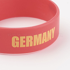 Silicone Wristbands Bracelets&nbsp;BJEW-K168-01E
