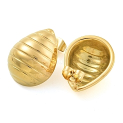 Ion Plating(IP) 304 Stainless Steel Stud Earrings for Women&nbsp;EJEW-S227-43G