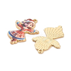 Christmas Alloy Enamel Pendants&nbsp;ENAM-K069-44B-G
